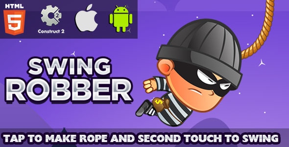 Swing Robber - HTML5 Game (CAPX) - CodeCanyon Item for Sale