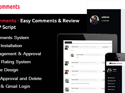 Review Comments – Easy Comments & Review System PHP Script by bdtask