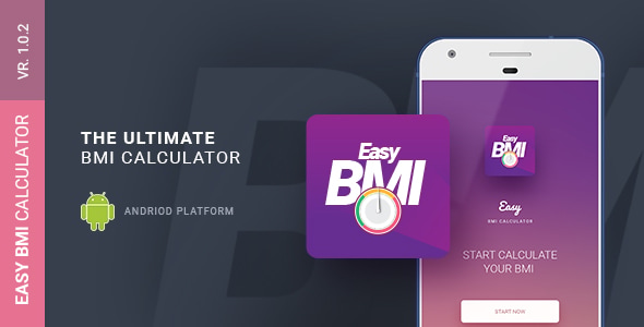 Easy BMI Calculator | Android Studio Mobile Application - CodeCanyon Item for Sale