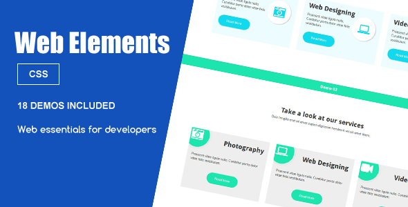 Web Elements – Services Snippets - CodeCanyon Item for Sale
