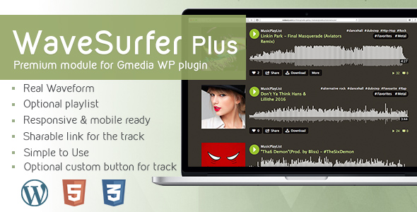 WaveSurfer Plus v1.12 - MP3 Player module for Gmedia plugin by ...
