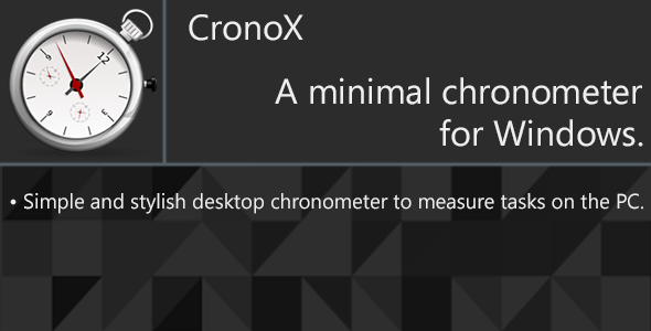 CronoX - Desktop chronometer - CodeCanyon Item for Sale
