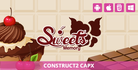Sweet Memory - HTML5 Game (Capx) - CodeCanyon Item for Sale