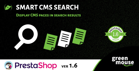 Prestashop Smart CMS Search - CodeCanyon Item for Sale