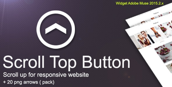 Scroll Top Button : For Responsive Websites+Bonus 20 png arrows - CodeCanyon Item for Sale