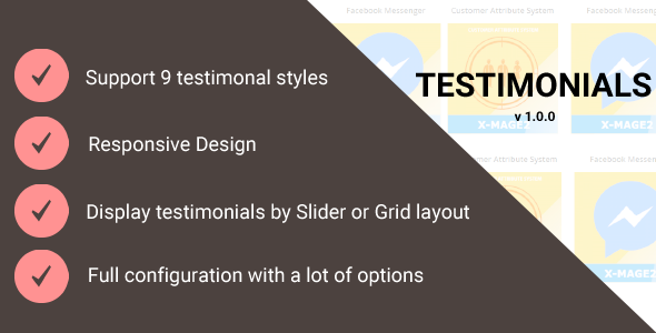 Magento 2 Testimonials - CodeCanyon Item for Sale