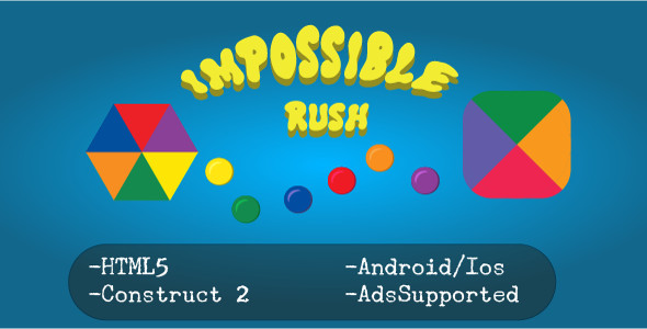 Impossible Rush (HTML5 Game + Construct 2 CAPX) - CodeCanyon Item for Sale
