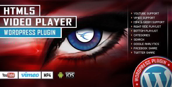 HTML5 Video Player Wordpress Plugin - YouTube/Vimeo/MP4 - Right Side and Bottom Playlist - CodeCanyon Item for Sale