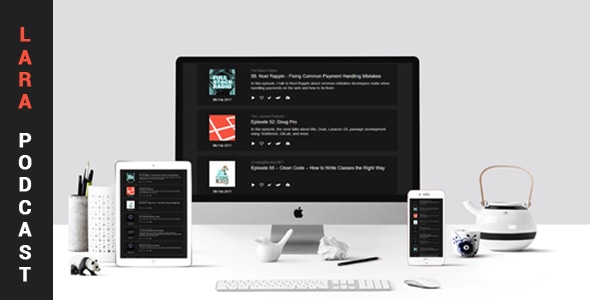 Lara Podcast - CodeCanyon Item for Sale
