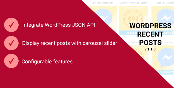Magento 2 WordPress Recent Posts - CodeCanyon Item for Sale
