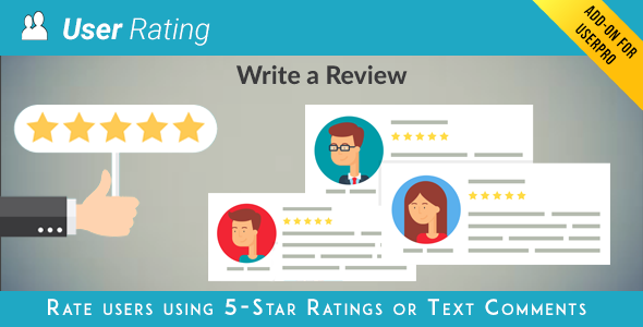 User Rating / Review Add on for UserPro - CodeCanyon Item for Sale