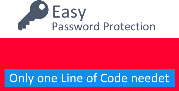 Easy Password Protection - CodeCanyon Item for Sale
