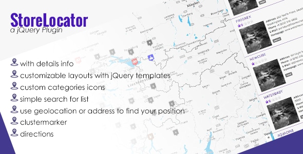 jQuery Store Locator - CodeCanyon Item for Sale