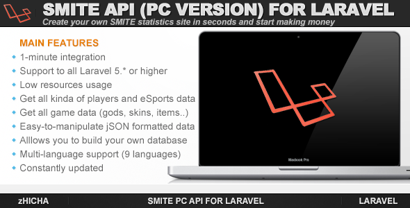 Smite PC API for Laravel - CodeCanyon Item for Sale