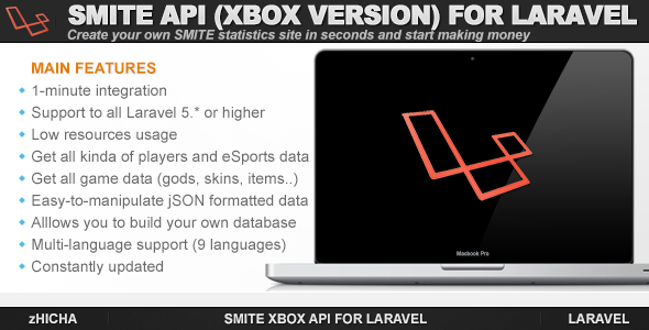 Smite XBOX API for Laravel - CodeCanyon Item for Sale