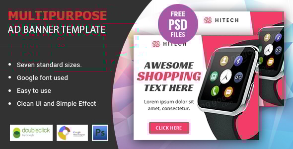 Hitech | Multipurpose HTML 5 Animated Google Banner - CodeCanyon Item for Sale