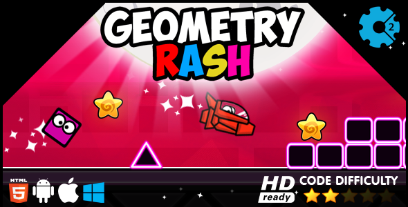 Geometry Rash HTML5 Game - CodeCanyon Item for Sale