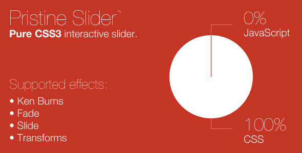 Pristine Slider: pure CSS3 interactive slider. - CodeCanyon Item for Sale