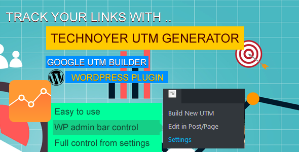 UTM Code Generator for Google Analytics Tracking URL Wordpress Plugin - CodeCanyon Item for Sale