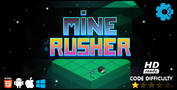 Mine Rusher HTML5 Game - CodeCanyon Item for Sale