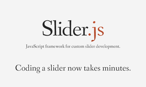 Slider.js - JS framework for slider development by nickys | CodeCanyon