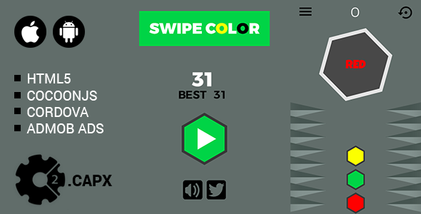 Swipe Color - CodeCanyon Item for Sale