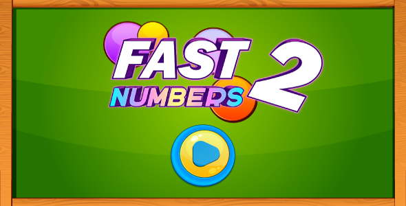 Fast numbers 2 - HTML5 game. Construct 2 (.capx) + mobile control - CodeCanyon Item for Sale