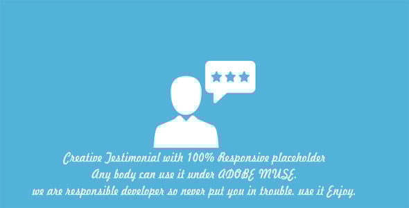 Creative Testimonial V1 for Adobe Muse - CodeCanyon Item for Sale
