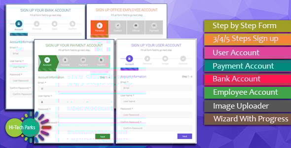 Form Wizard - Multi Step Form Validation - CodeCanyon Item for Sale