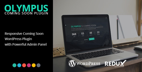 Olympus - Responsive Coming Soon WordPress Plugin - CodeCanyon Item for Sale