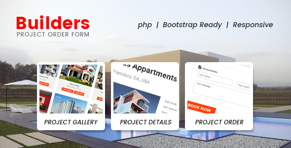 Builders Project Order Form by responsiveexperts | CodeCanyon