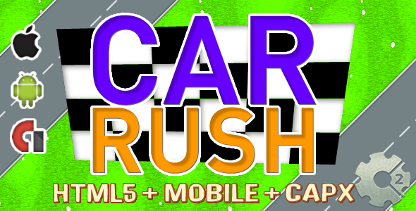 CAR RUSH (Admobs + HTML5) .capx - CodeCanyon Item for Sale