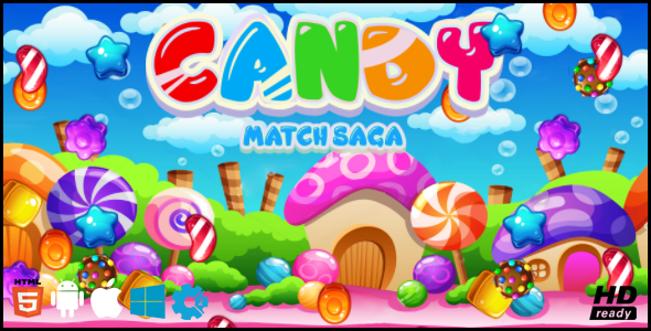 Candy Match Saga HTML5 GAME - CodeCanyon Item for Sale