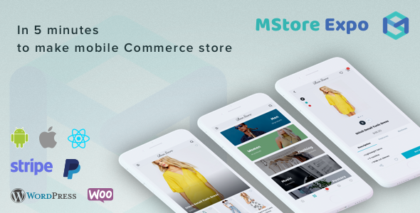 Mstore Expo - Complete React Native template for WooCommerce by InspireUI
