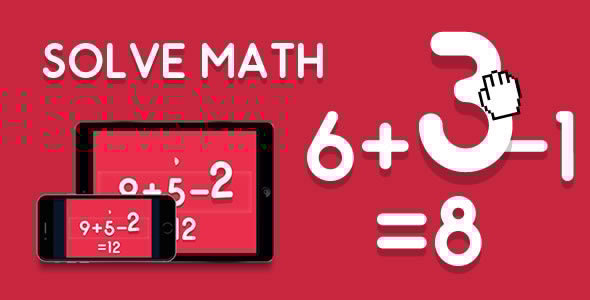 Solve Math - HTML5 Game - CodeCanyon Item for Sale