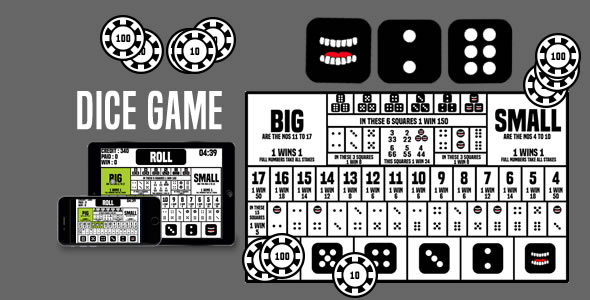 Dice Game - HTML5 Game - CodeCanyon Item for Sale
