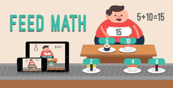 Feed Math - HTML5 Game - CodeCanyon Item for Sale