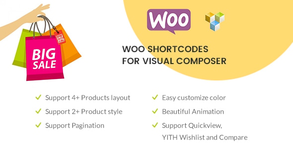 Woo Shortcodes for Visual Composer - CodeCanyon Item for Sale