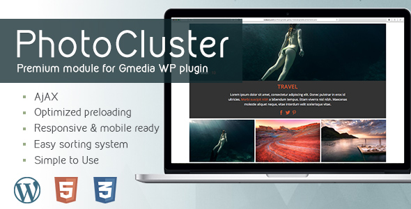 PhotoCluster 1.8 | Gallery Module for Gmedia plugin - CodeCanyon Item for Sale