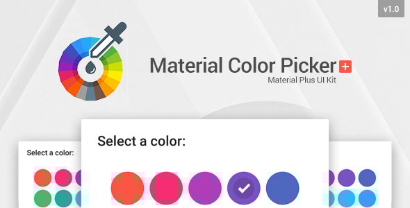 Material Color Picker Plus - CodeCanyon Item for Sale