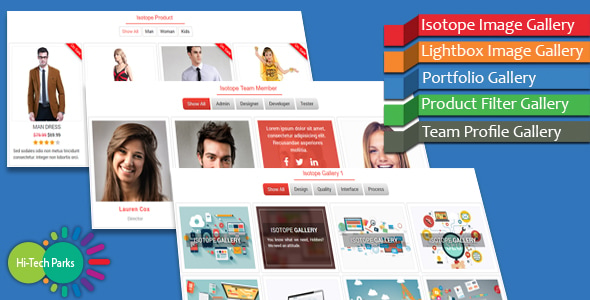 Isotope Gallery - Filter and Sorting - CodeCanyon Item for Sale