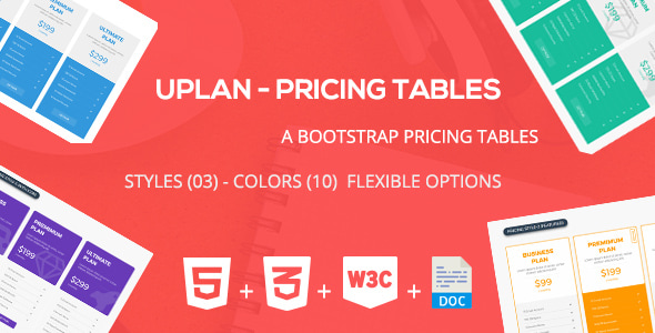 Uplan - Pricing Tables Framework - CodeCanyon Item for Sale