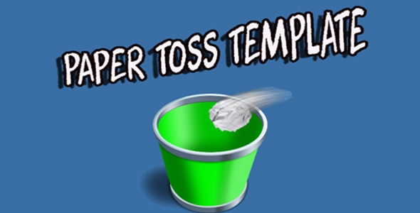 Paper Toss 3D capx - CodeCanyon Item for Sale