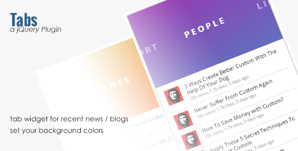 Tabs recent - CodeCanyon Item for Sale