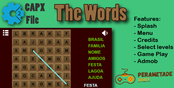 The Words - HTML5 Game - Construct 2 CAPX - CodeCanyon Item for Sale