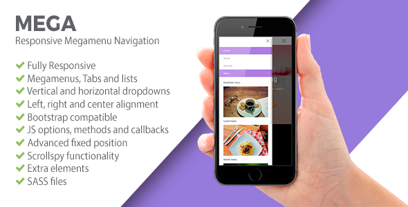 MEGA | Responsive Megamenu Navigation - CodeCanyon Item for Sale
