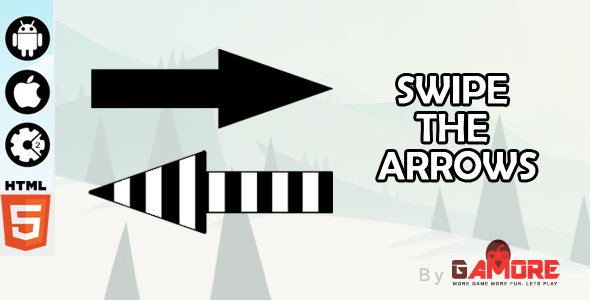 Swipe The Arrows - HTML5 Game - Construct 2 CAPX - CodeCanyon Item for Sale