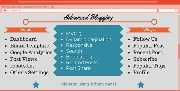 My Blog - MVC Bootstrap - CodeCanyon Item for Sale