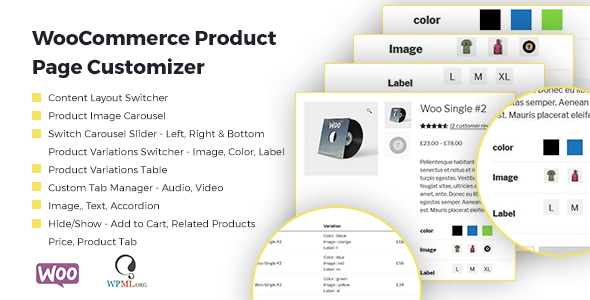 WooCommerce Product Page Customizer - CodeCanyon Item for Sale