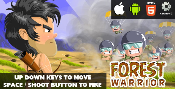Forest Warrior - HTML5 Game (CAPX) - CodeCanyon Item for Sale